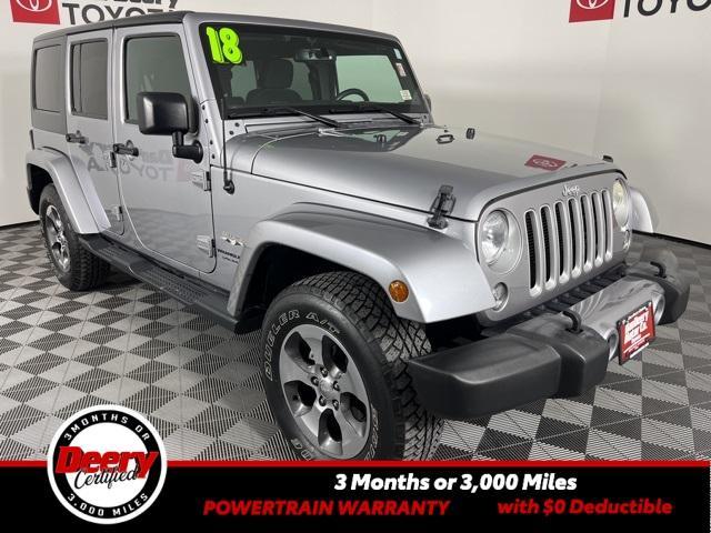 used 2018 Jeep Wrangler JK Unlimited car, priced at $20,169