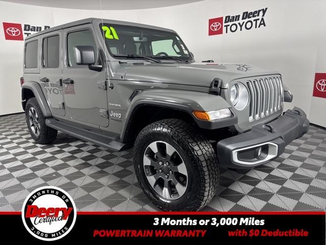 used 2021 Jeep Wrangler Unlimited car, priced at $29,465