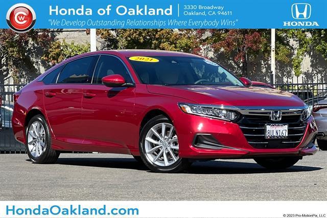 used 2021 Honda Accord car, priced at $24,991