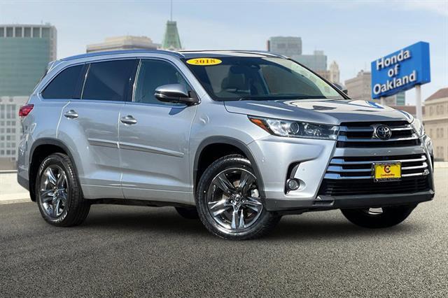 used 2018 Toyota Highlander car, priced at $26,594