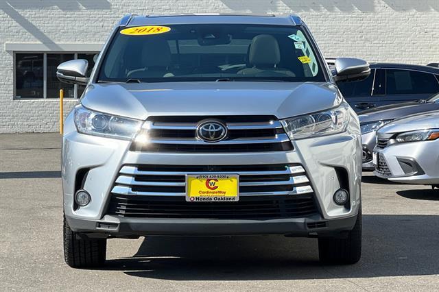 used 2018 Toyota Highlander car, priced at $26,594