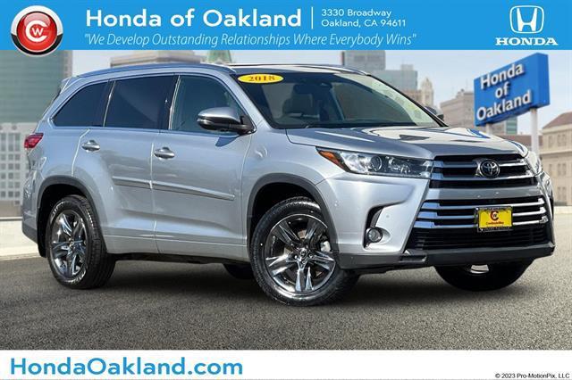 used 2018 Toyota Highlander car, priced at $26,594