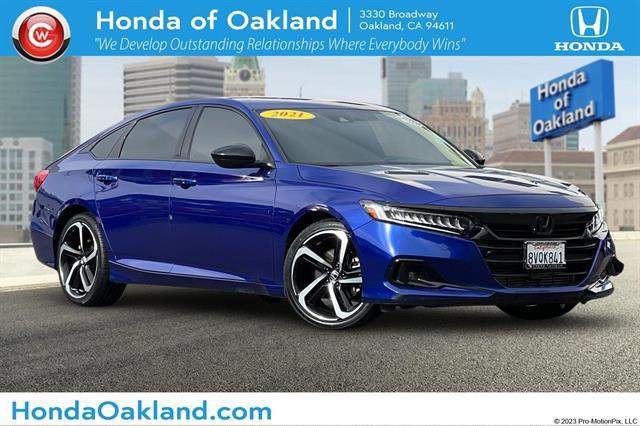 used 2021 Honda Accord car, priced at $24,892