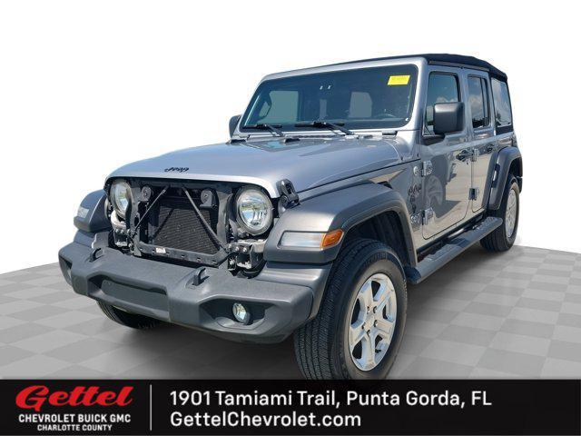 used 2020 Jeep Wrangler Unlimited car, priced at $29,877