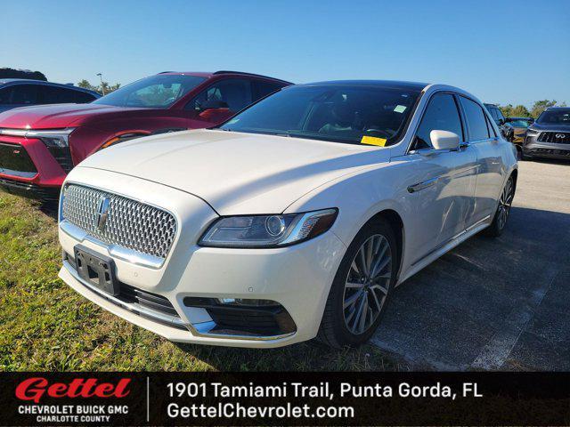 used 2017 Lincoln Continental car, priced at $11,987