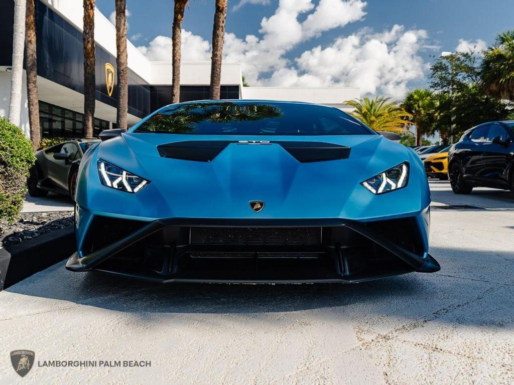 used 2023 Lamborghini Huracan STO car, priced at $399,951
