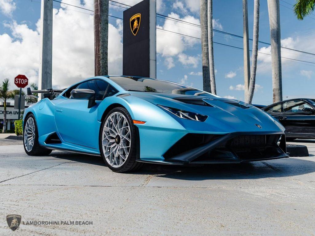 used 2023 Lamborghini Huracan STO car, priced at $399,951