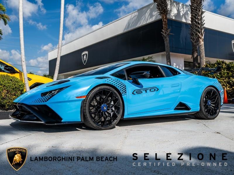 used 2022 Lamborghini Huracan STO car, priced at $424,951