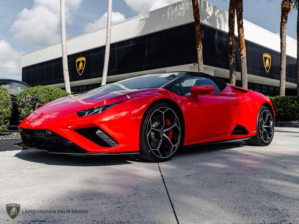 used 2021 Lamborghini Huracan EVO car, priced at $284,951