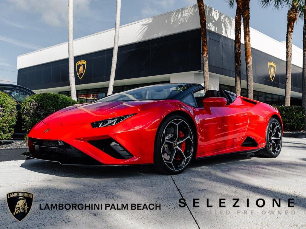 used 2021 Lamborghini Huracan EVO car, priced at $284,951