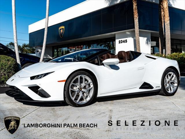 used 2022 Lamborghini Huracan EVO car, priced at $297,900