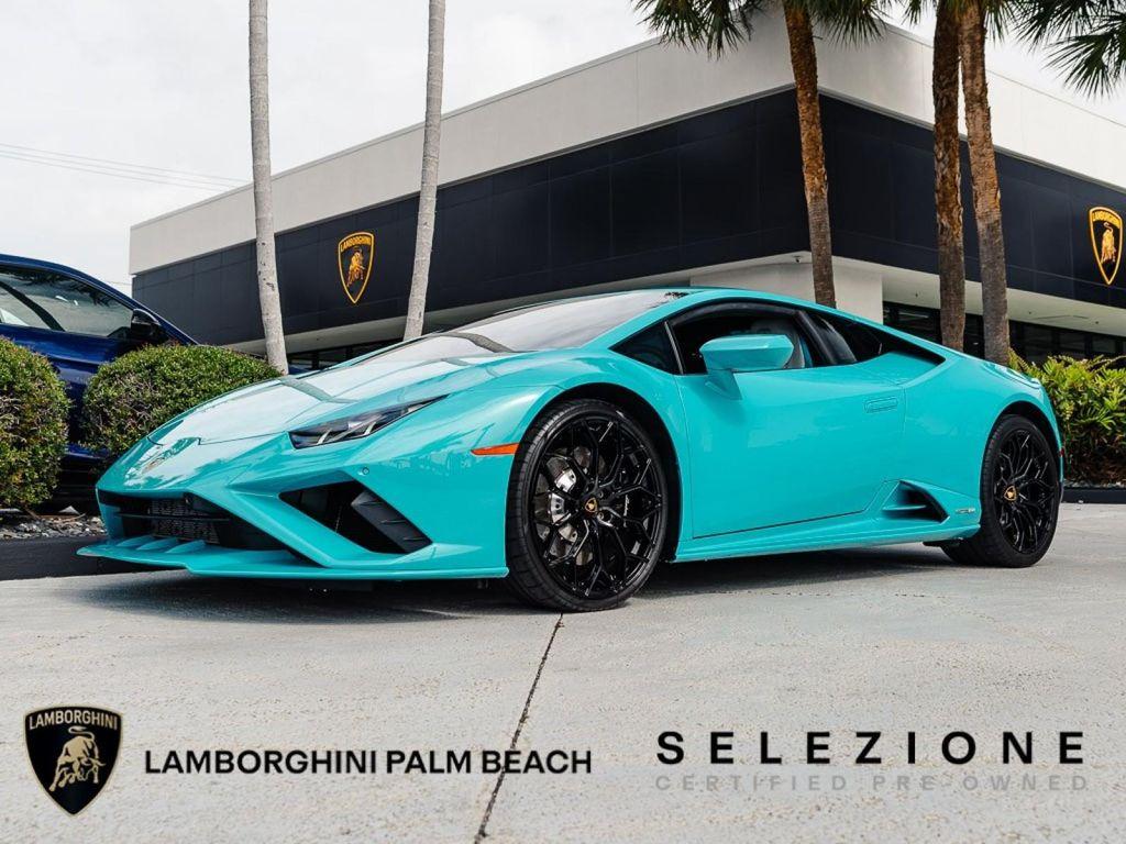 used 2022 Lamborghini Huracan EVO car, priced at $294,951