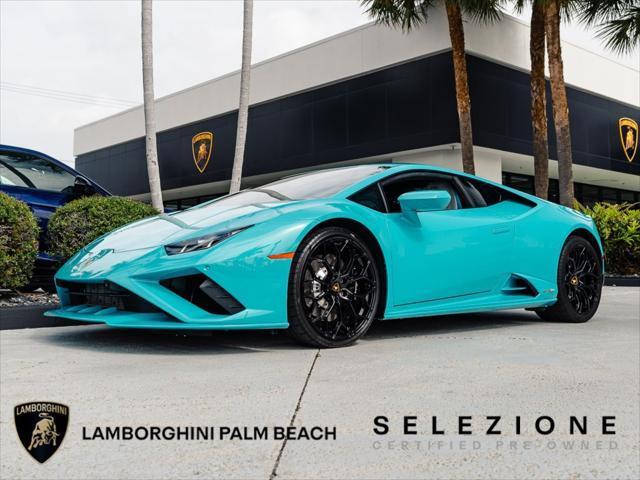 used 2022 Lamborghini Huracan EVO car, priced at $299,951