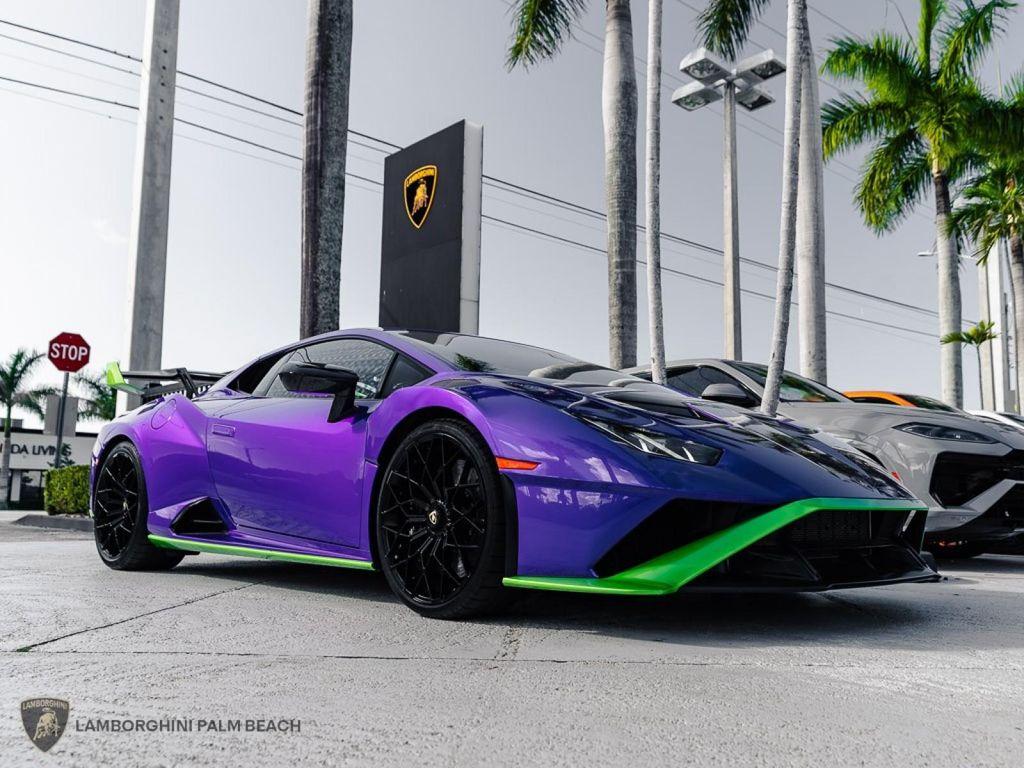 used 2024 Lamborghini Huracan STO car, priced at $419,951