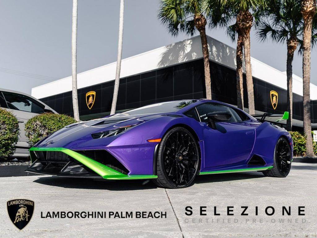 used 2024 Lamborghini Huracan STO car, priced at $419,951