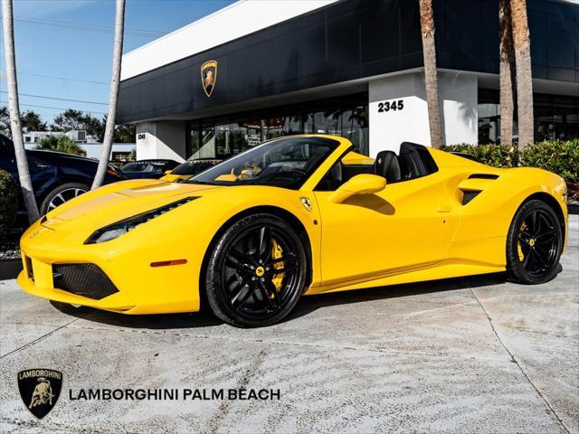 used 2018 Ferrari 488 Spider car, priced at $289,900