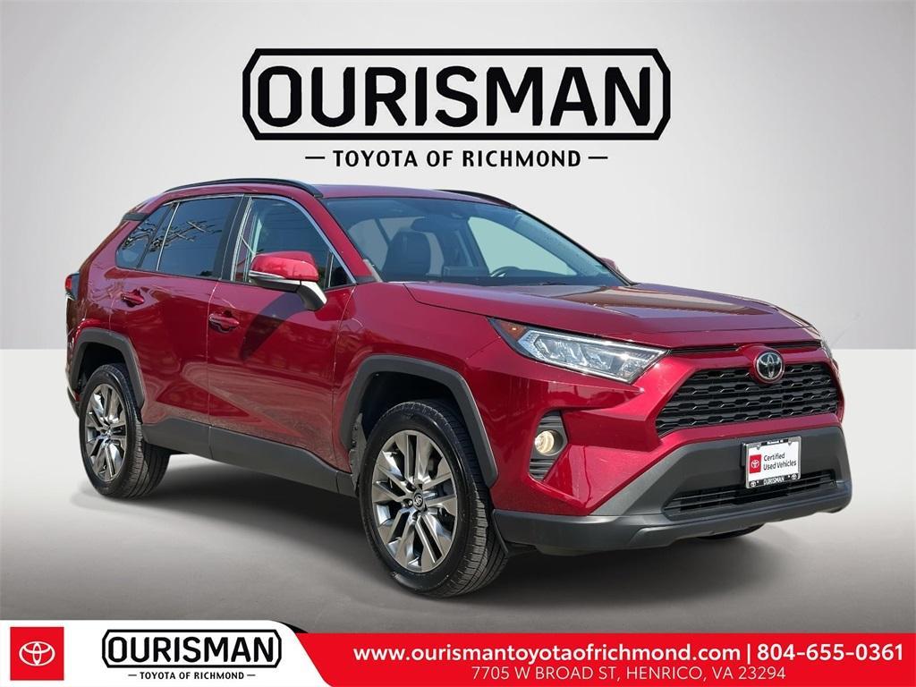 used 2020 Toyota RAV4 car, priced at $28,677