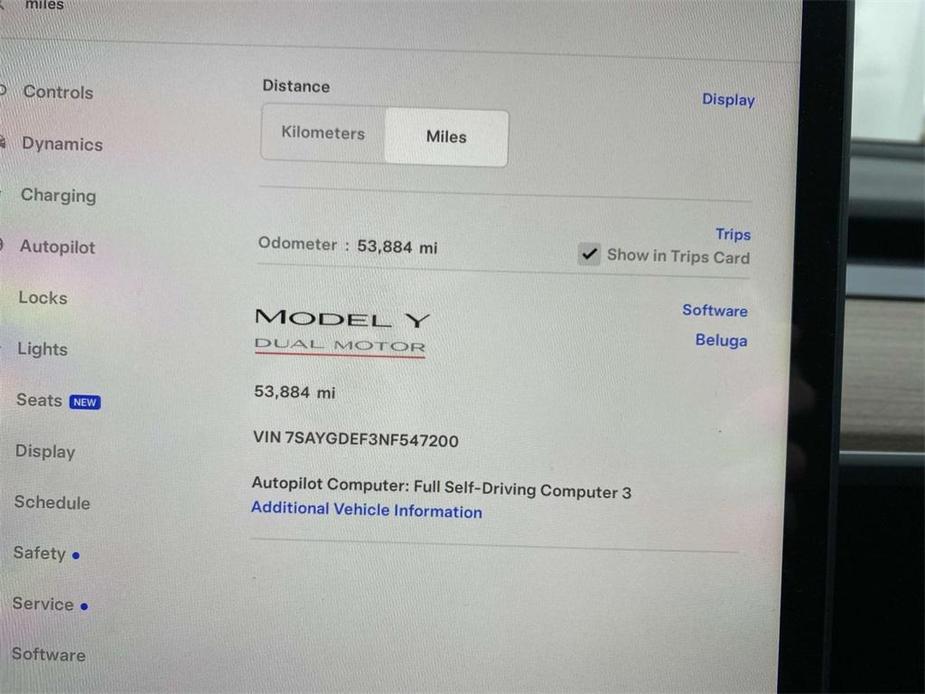 used 2022 Tesla Model Y car, priced at $28,477