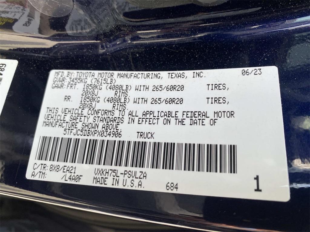 used 2023 Toyota Tundra Hybrid car, priced at $52,677