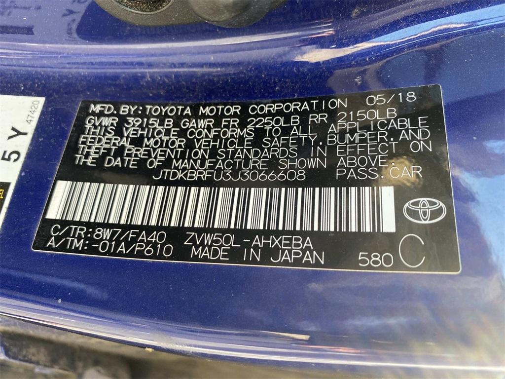 used 2018 Toyota Prius car, priced at $18,900