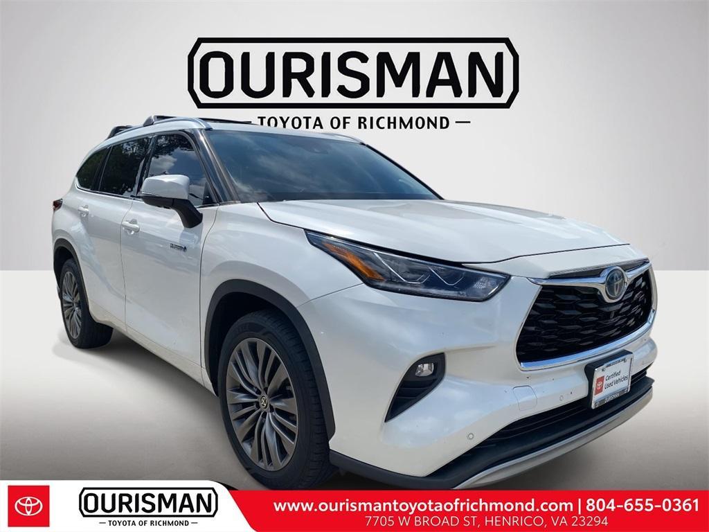 used 2021 Toyota Highlander Hybrid car, priced at $42,588