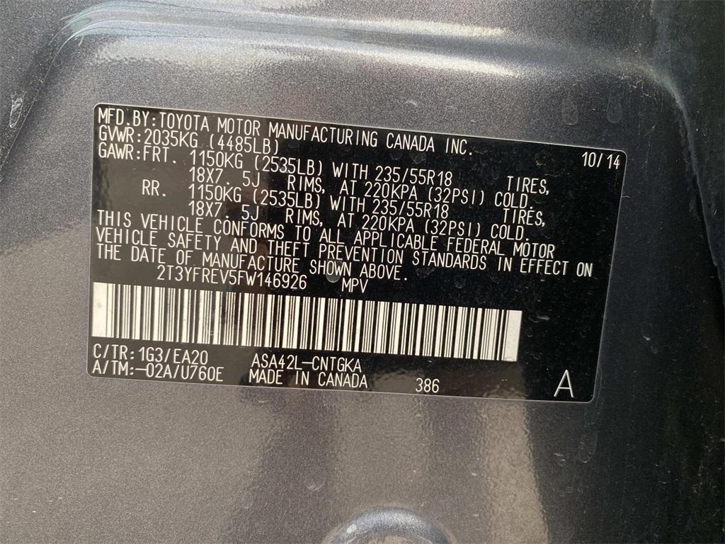 used 2015 Toyota RAV4 car, priced at $17,988