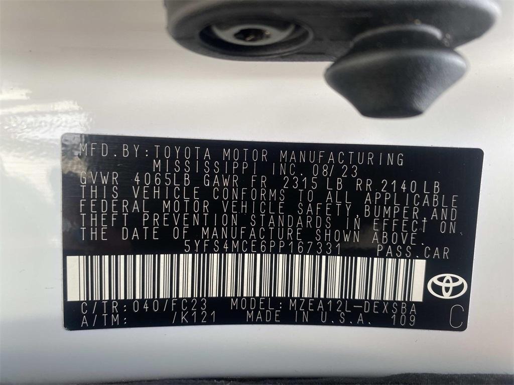 used 2023 Toyota Corolla car, priced at $24,588