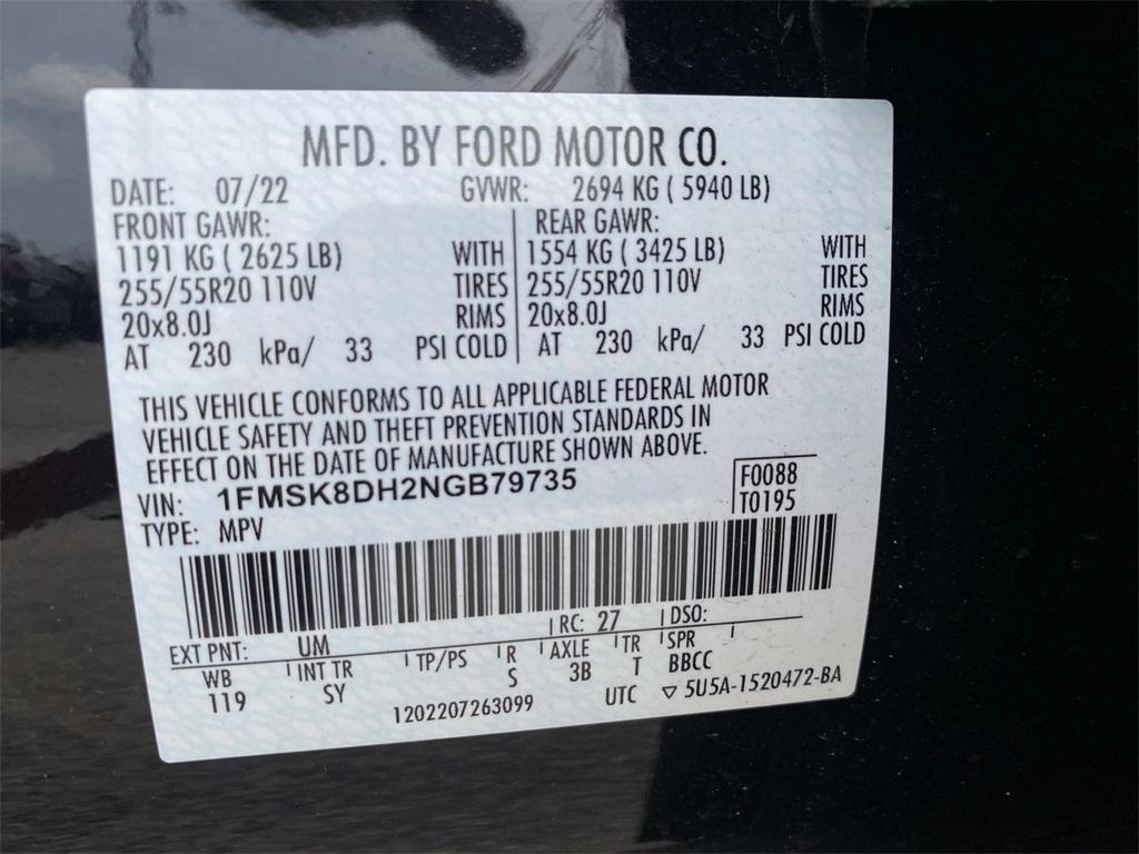 used 2022 Ford Explorer car, priced at $33,588
