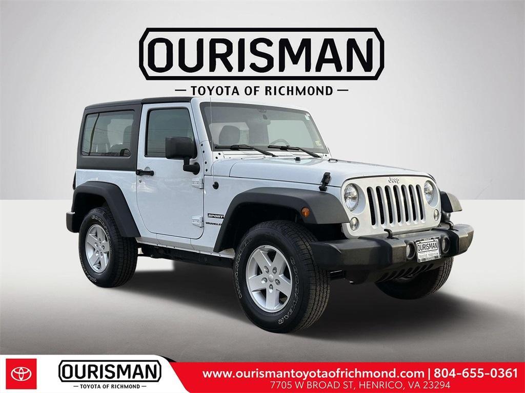 used 2018 Jeep Wrangler JK car, priced at $19,588