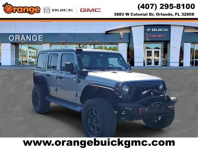 used 2020 Jeep Wrangler Unlimited car, priced at $22,400