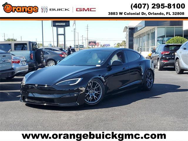 used 2022 Tesla Model S car, priced at $44,991