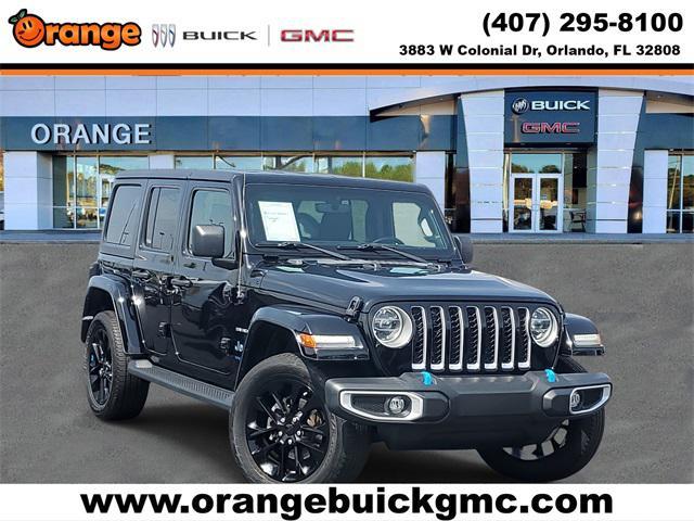 used 2022 Jeep Wrangler Unlimited 4xe car, priced at $33,532