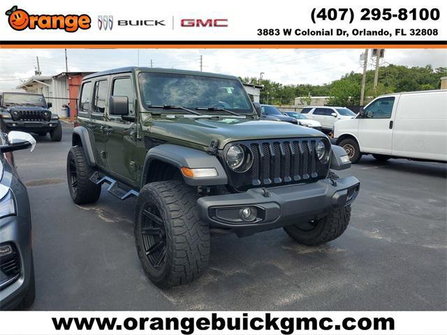 used 2021 Jeep Wrangler car, priced at $27,650