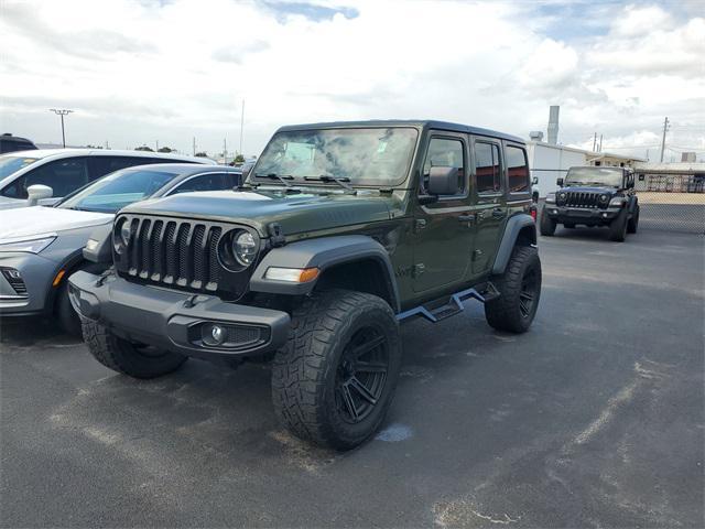 used 2021 Jeep Wrangler car, priced at $27,650
