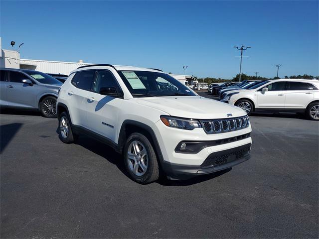 used 2024 Jeep Compass car, priced at $19,500
