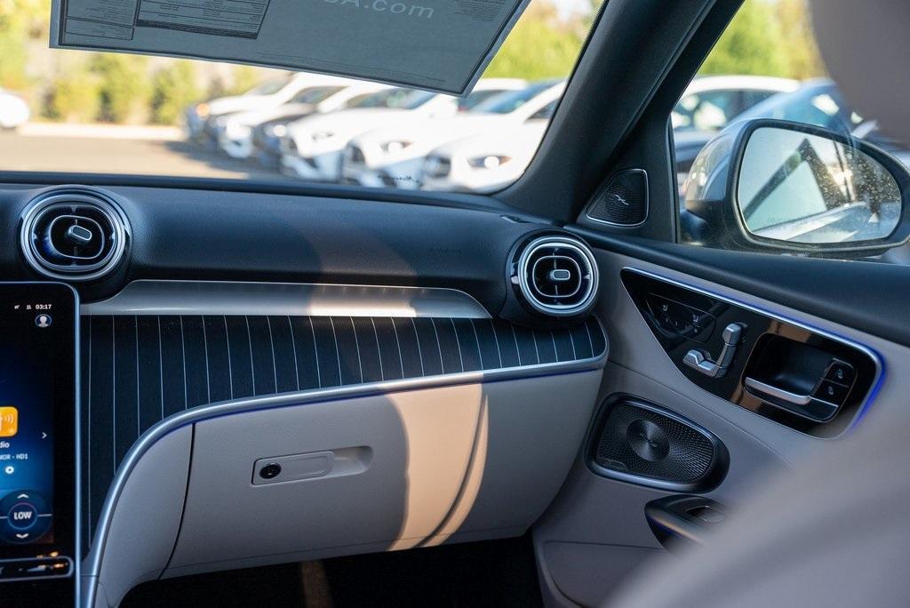 new 2025 Mercedes-Benz C-Class car, priced at $56,485