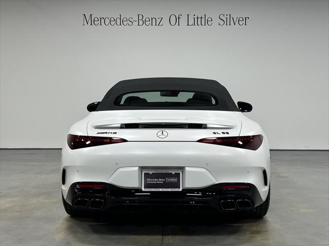 used 2023 Mercedes-Benz AMG SL 55 car, priced at $112,900
