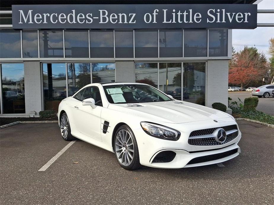 used 2019 Mercedes-Benz SL 550 car, priced at $74,900