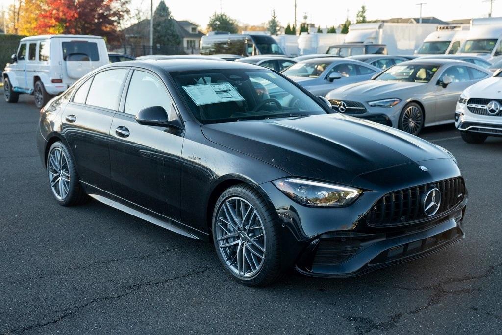 new 2024 Mercedes-Benz AMG C 43 car, priced at $72,310