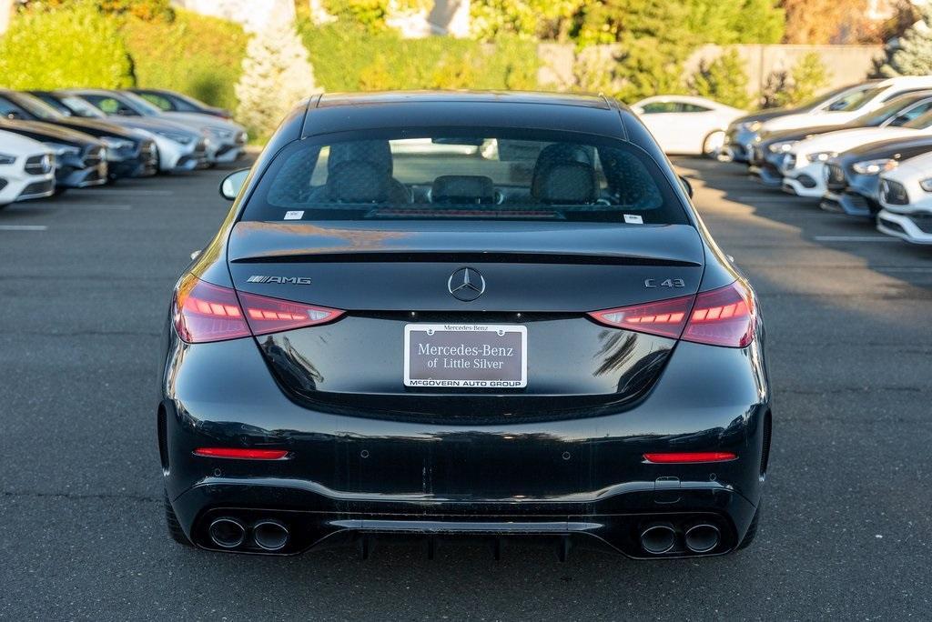 new 2024 Mercedes-Benz AMG C 43 car, priced at $72,310