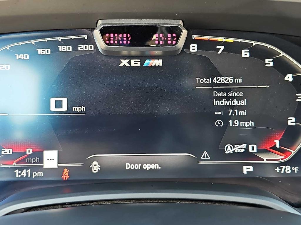 used 2022 BMW X6 M car, priced at $74,888