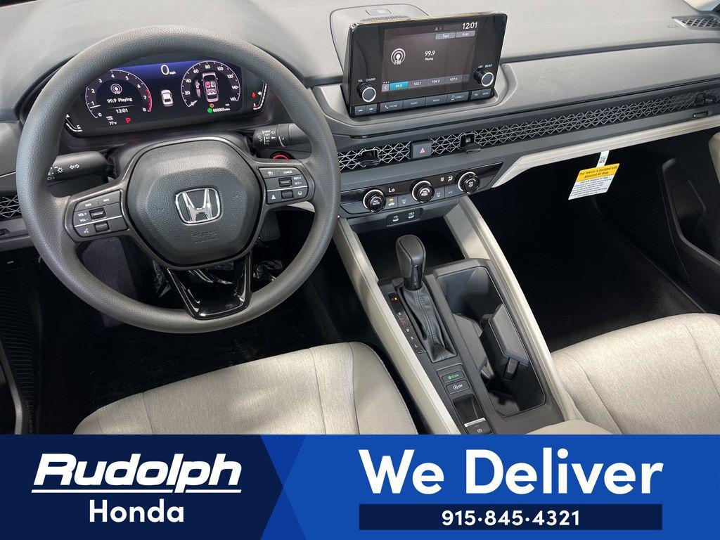 new 2025 Honda Accord car, priced at $29,490