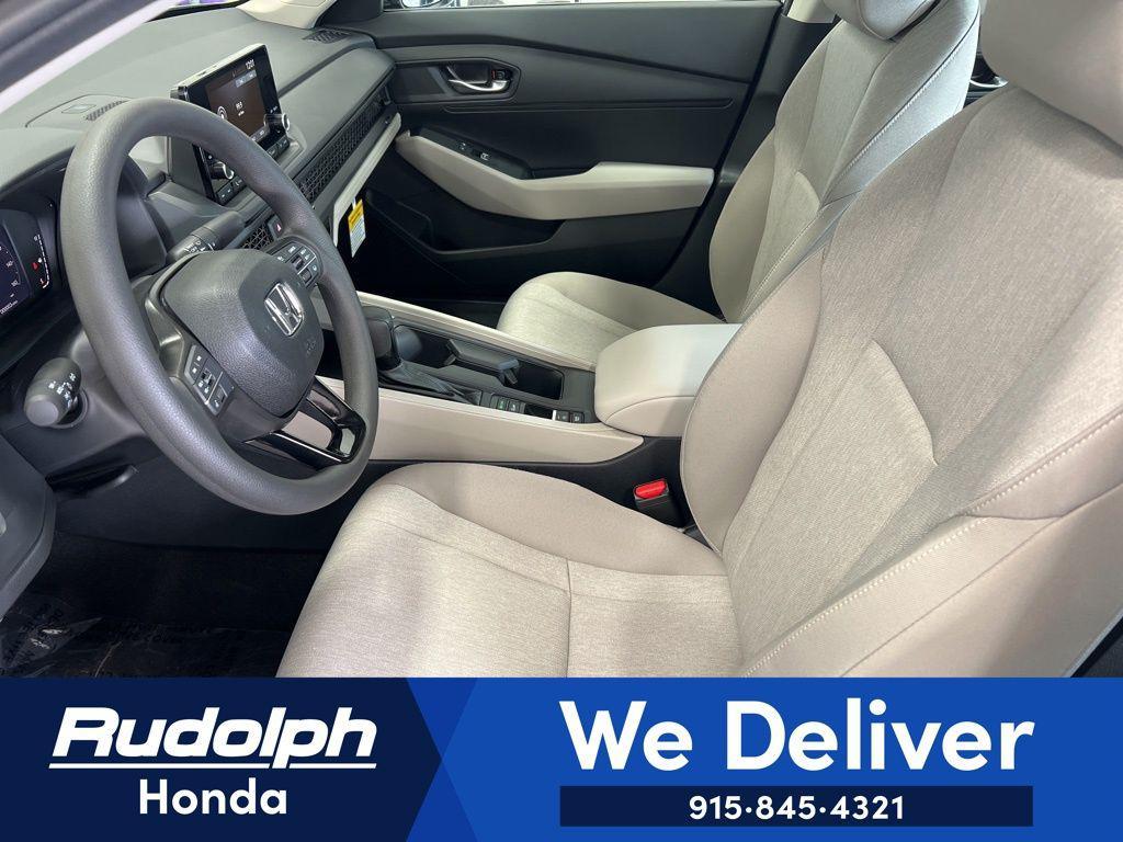 new 2025 Honda Accord car, priced at $29,490