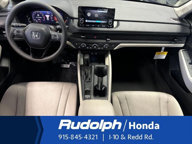 new 2025 Honda Accord car, priced at $31,710