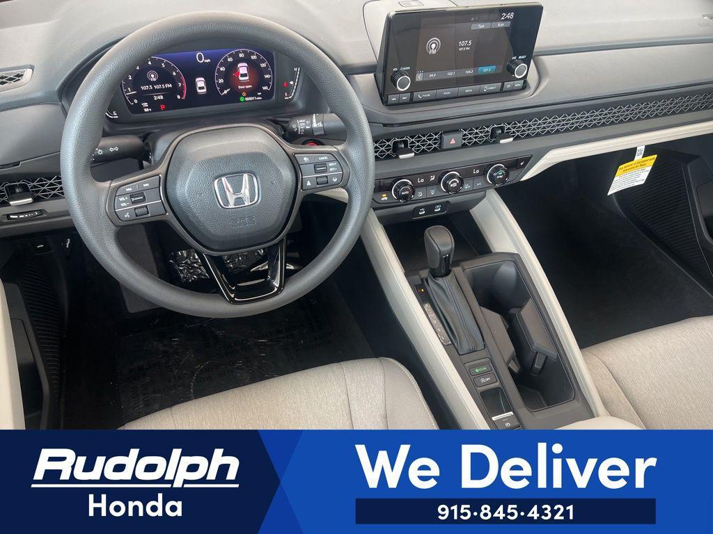 new 2025 Honda Accord car, priced at $32,210
