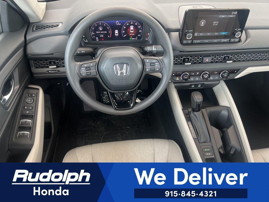 new 2025 Honda Accord car, priced at $32,210