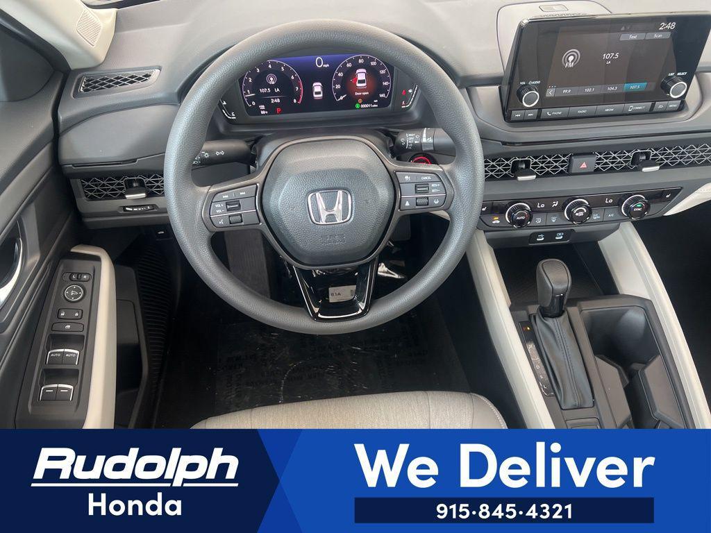 new 2025 Honda Accord car, priced at $32,210