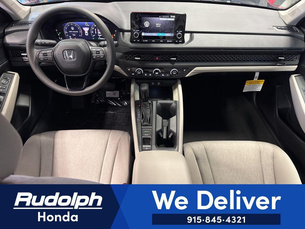 new 2025 Honda Accord car, priced at $32,165