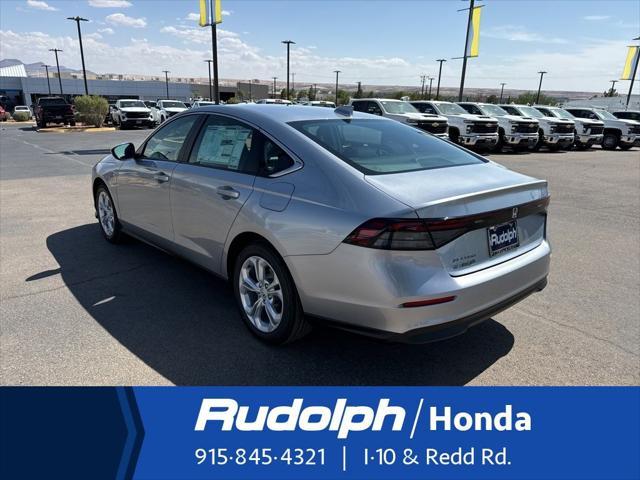 new 2025 Honda Accord car, priced at $29,445