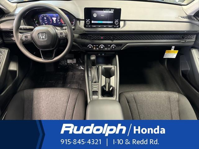 new 2025 Honda Accord car, priced at $29,445